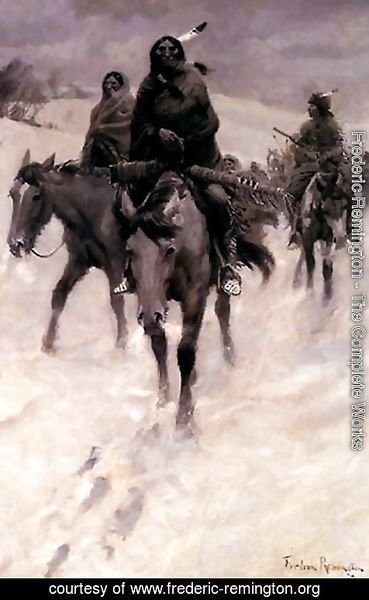 Frederic Remington - On the Trail