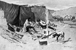 Frederic Remington - Half-Breed Horse Thieves of the Northwest